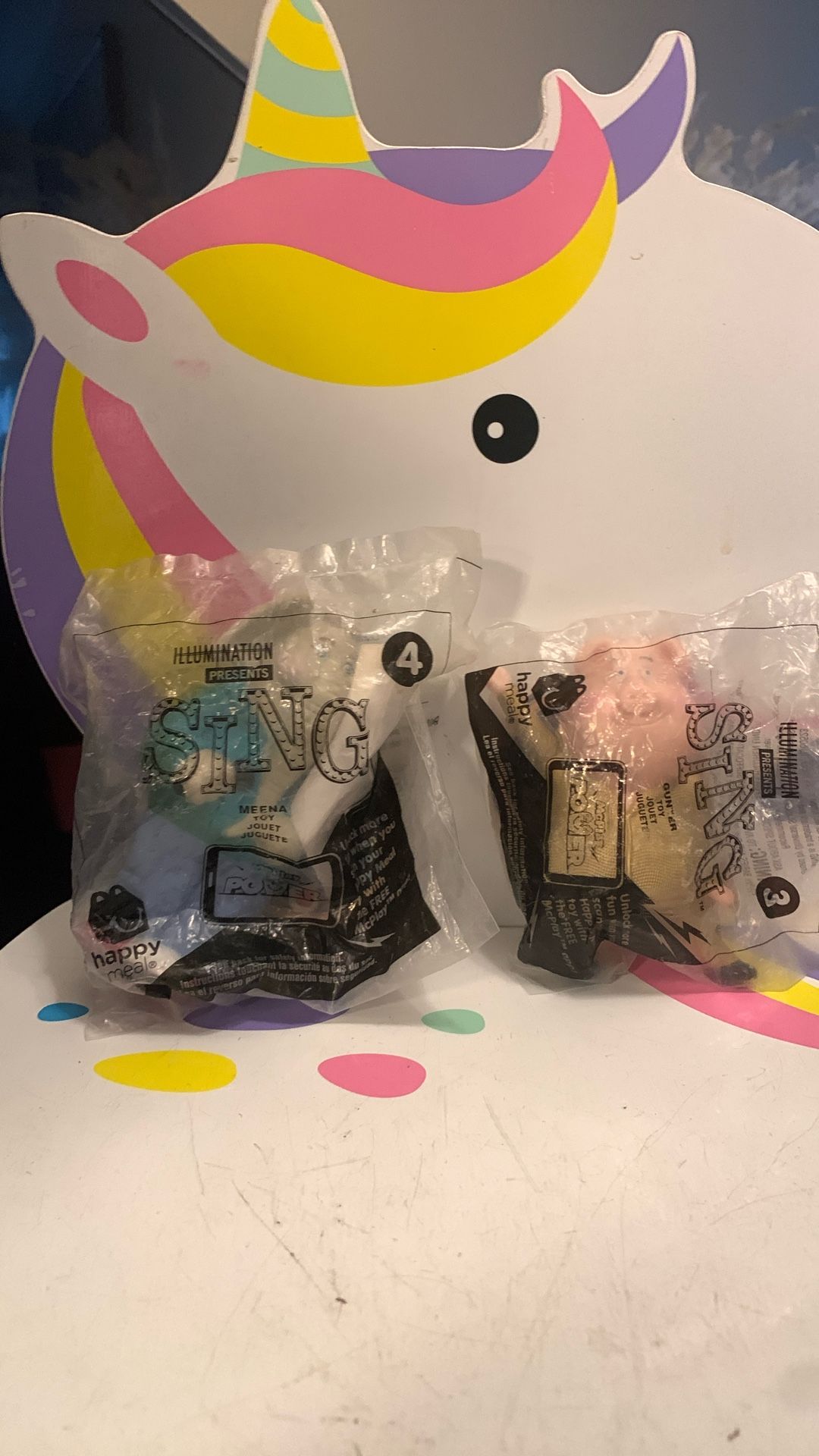Mcdonald’s SING Toys Set Of 2