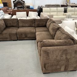 Brown Sectional