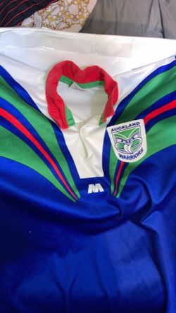  Auckland Warriors CCC Canterbury Rugby League NSW Jersey Size Large $25
