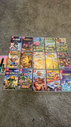 Nintendo Switch Games LOT (16 games) Mario, Kirby, Sonic, and many more!