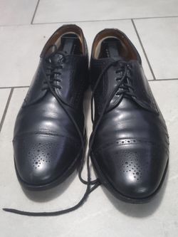 Allen Edmonds Sanford Semi-Brogue Black Size 12