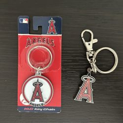 Angels Baseball items-2 keychains, 1 necklace, 1 bracelet