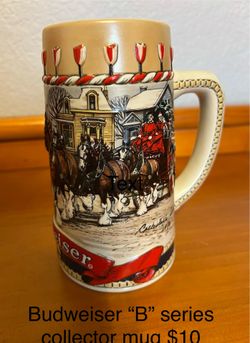 Budweiser collector mug