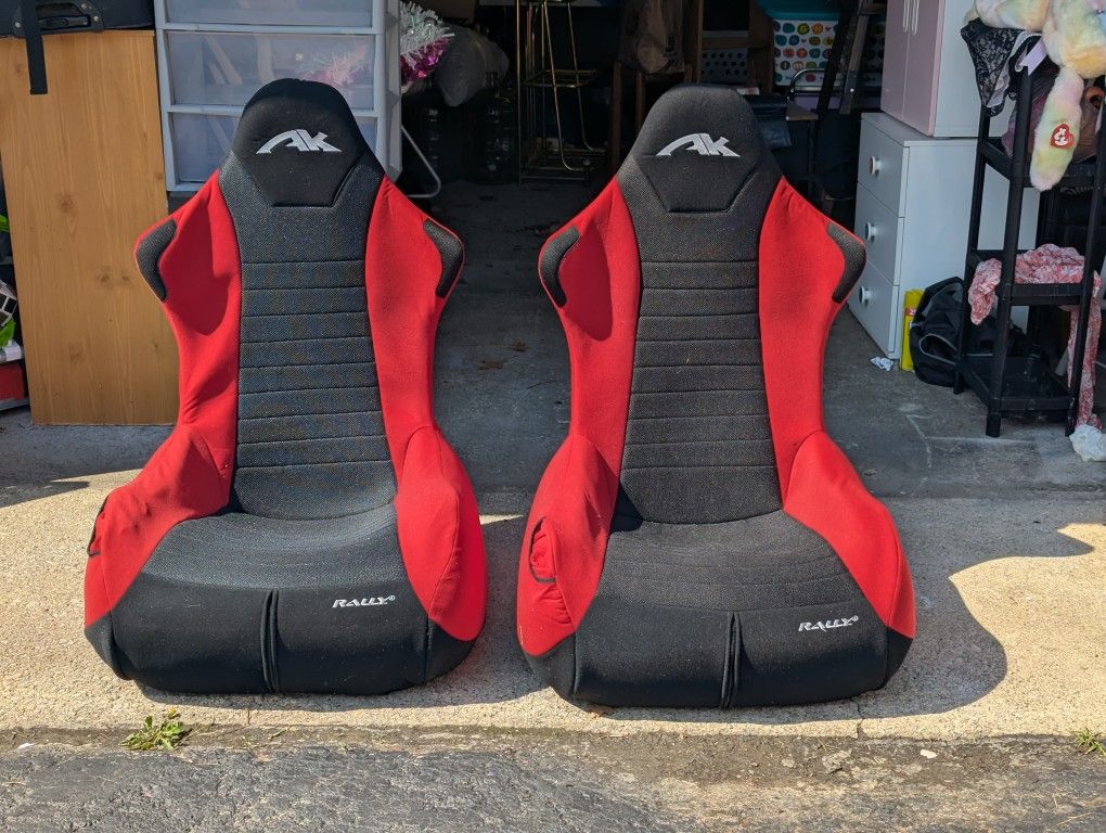 set of 2 AK oversized gaming chairs BOTH FOR $75.00