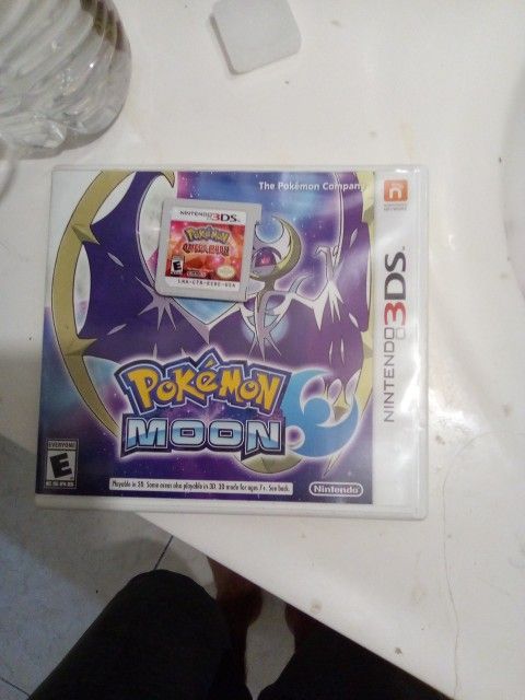 Pokemon Omega Ruby  Game With Pokemon Moon Case