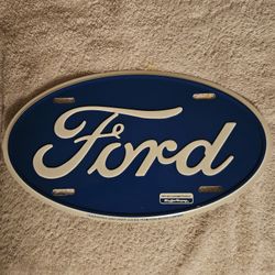 Ford License Plate New
