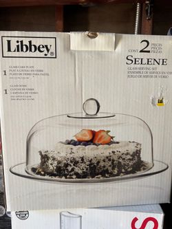 Glass serving set