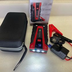 Jump Starter 3000 Amp - 12v Power Bank - Flashlight- Compass- Car Jumper