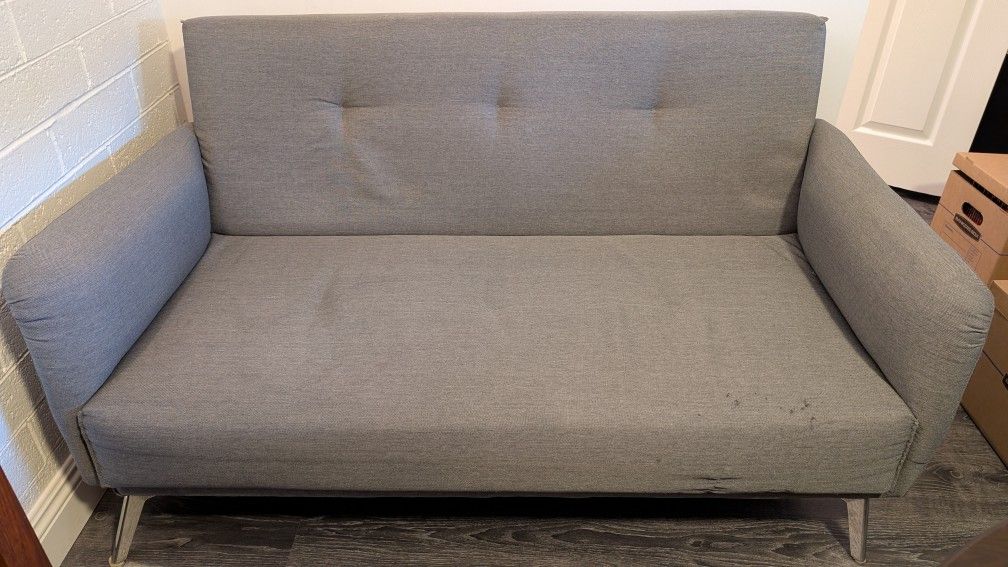 Gray Futon Sofa