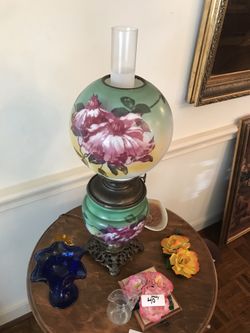 Beautiful Antique Victorian Lamp