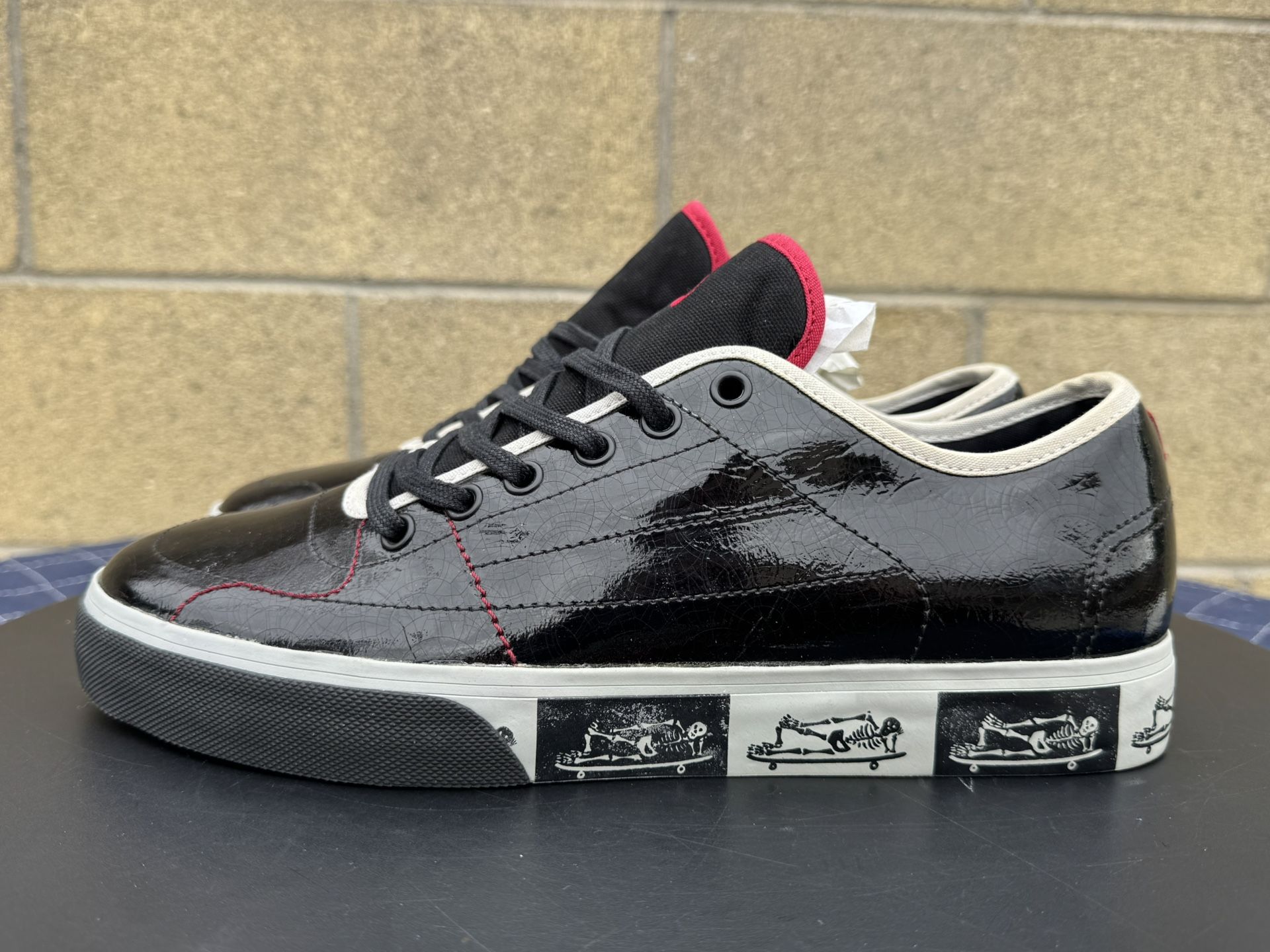 Rare VTG Etnies Mens Senix OP Plus Black/Grey skateboarding