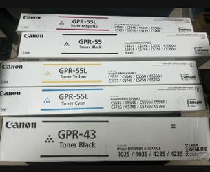 Canon GPR-55, 55L And GPR-43 Toner, 120 Toner