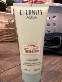 Brand new eternity aqua for women lotion