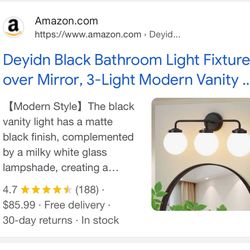 3-Light Modern Vanity Lighting with Milk White Glass Globe Shade Wall Sconce