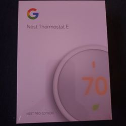 GOOGLE NEST THERMOSTAT E