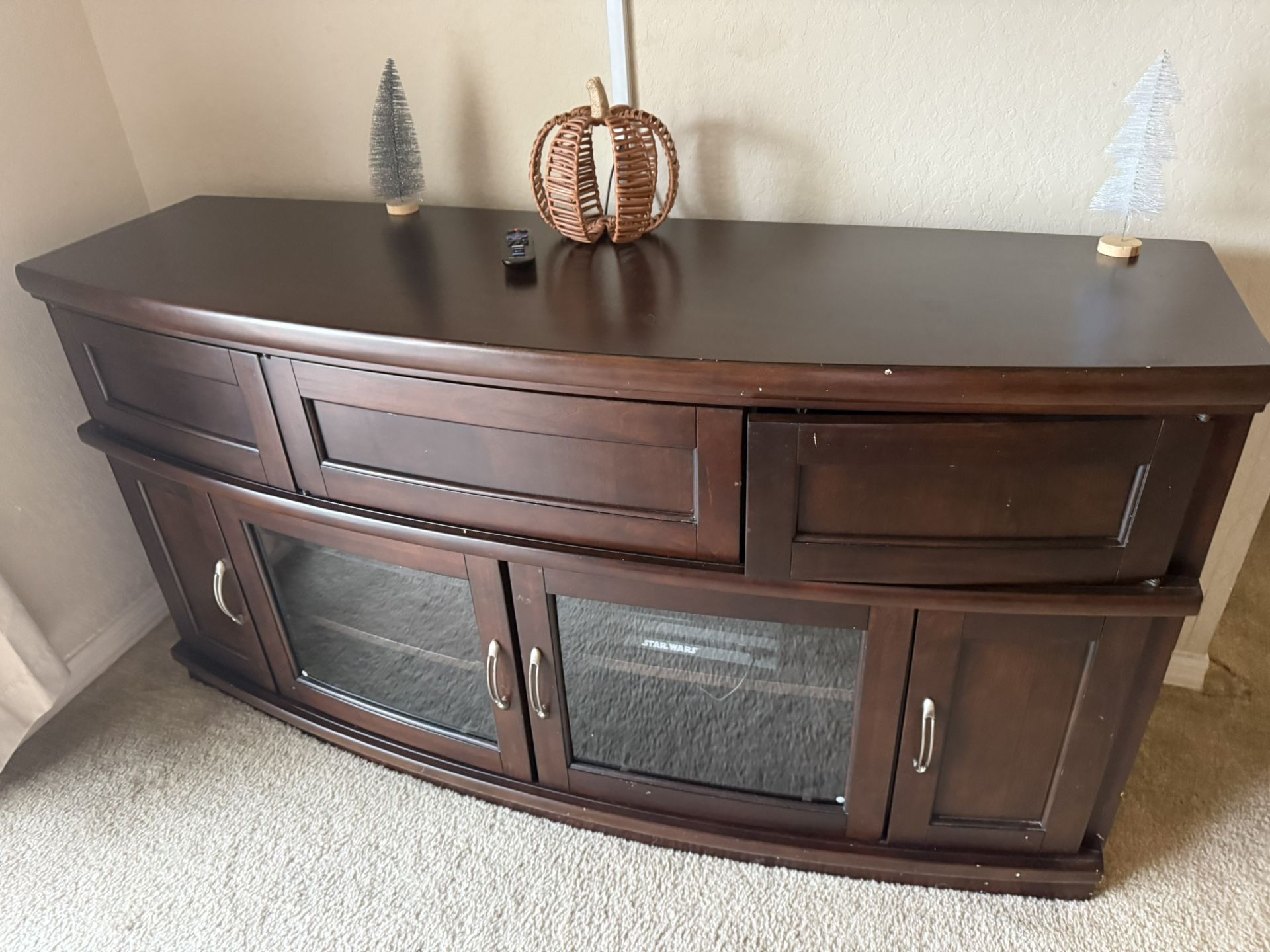 3-Piece Furniture Bundle – TV Stand + Coffee Table + Buffet – Solid Wood