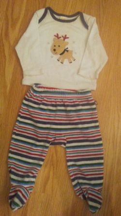 Baby 3 - 6 mos. Christmas clothes set
