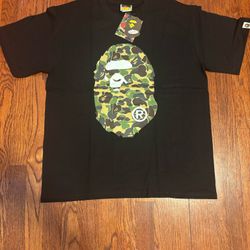 A Bathing Ape Green Camo Head 