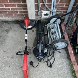 Leaf blower weedeater push mower
