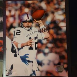 Raiders Ken "Snake" Stabler signed picture