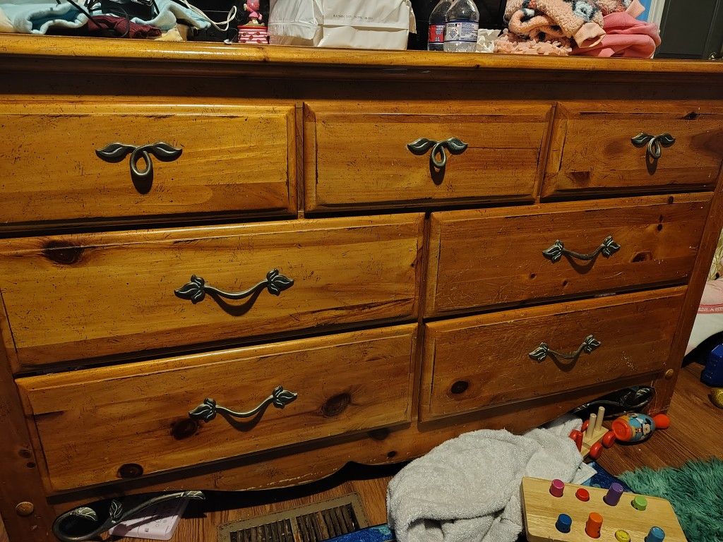 Barely Used Wooden Dresser