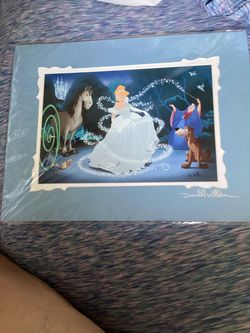 Cinderella paining  by Disney own  Artist Daniel Killeen