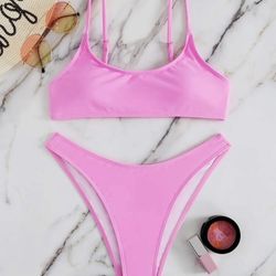 Small Pink Shein Bikini 