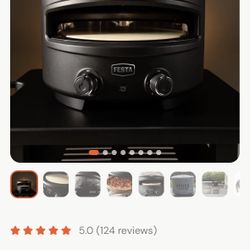 Pizza Oven FESTA pizza The Only Dual Heat Rotating Pizza Oven Built To Eliminate Burnt Crust.