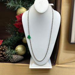 14 Karat White Gold Chain