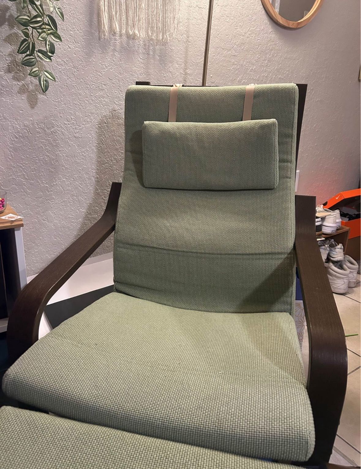 IKEA Chairs And Ottomans