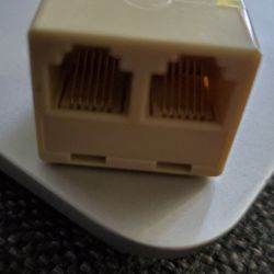 telephone T-adapter female to 2 female