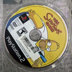 Ps2 The Simpsons Game 