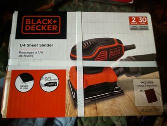 Black+Decker BDEQS300 1/4 Sheet Sander