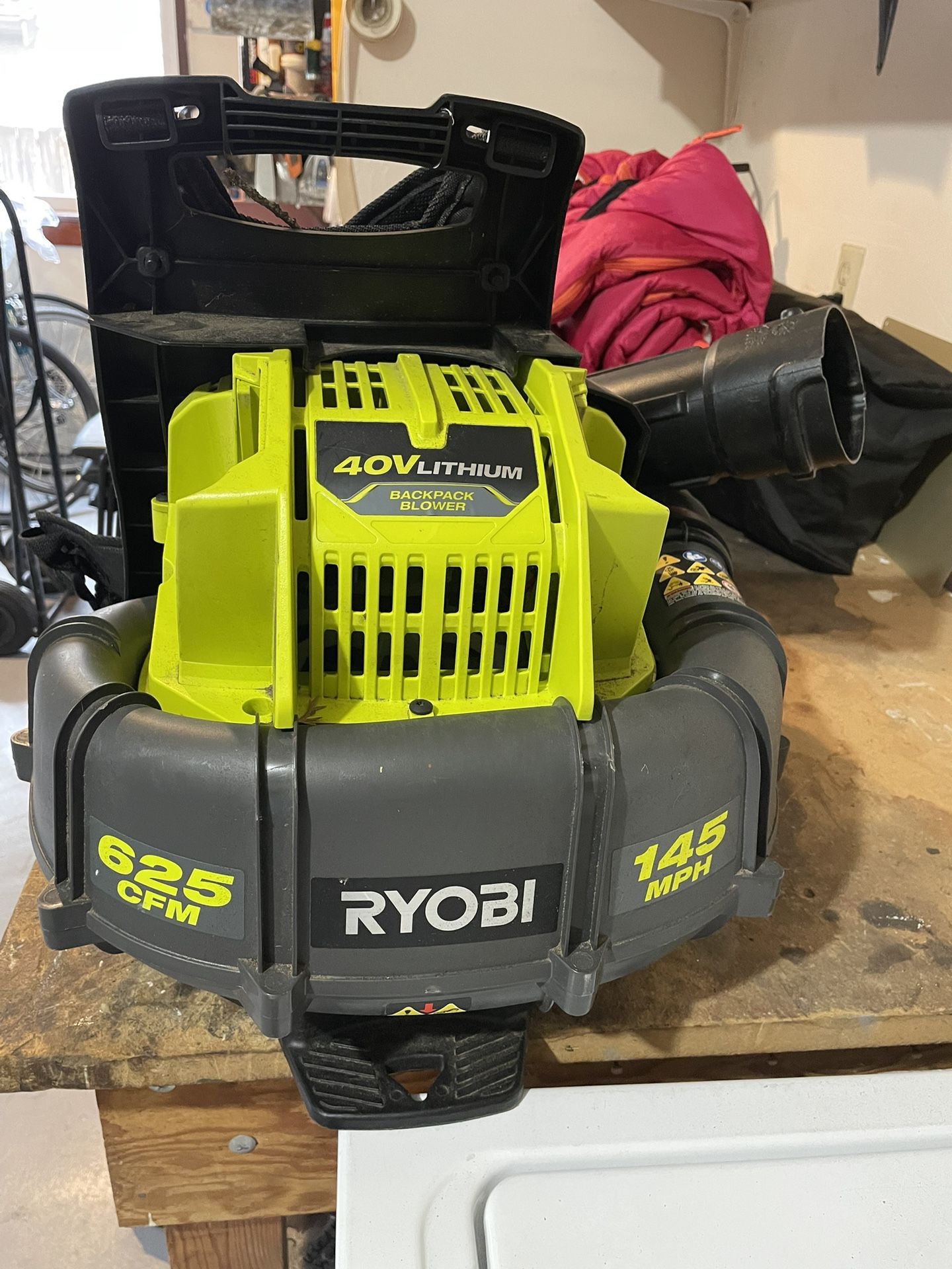 Ryobi 40v Backpack Blower