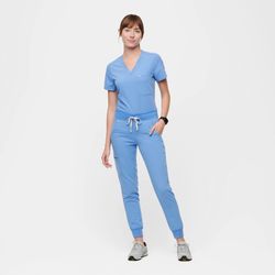 Size Tall S/T Women’s FIGS scrub set blue PO 1(contact info removed)