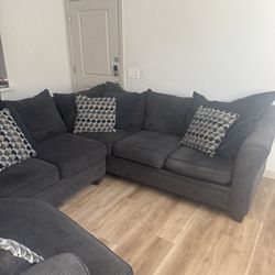 Dark Gray Sectional Sofa