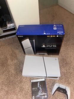PlayStation 5 console Great shape works perfect video games  with disc drive  with box
