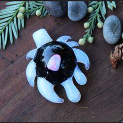 Boro Glass Opal Pendant 