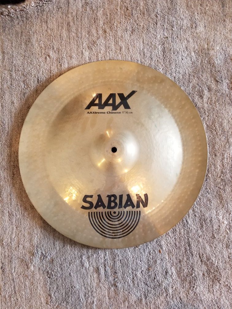 Sabian China trash drum set cymbal