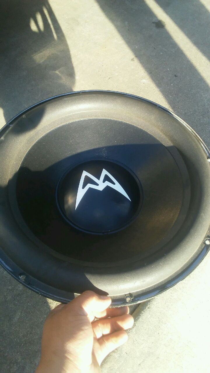 15" ascendant audio mayhem subwoofer