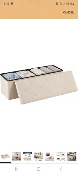 Ottoman storage great for bedroom living room new in boxpick up in pomona $75