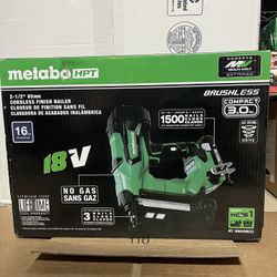 МЕТАВО НРТ 2.5-in 16-Ga. Cordless Finish Nailer (Battery & Charger Included)