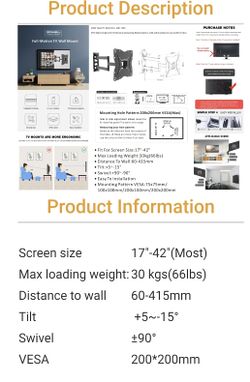 Wall mount TV
