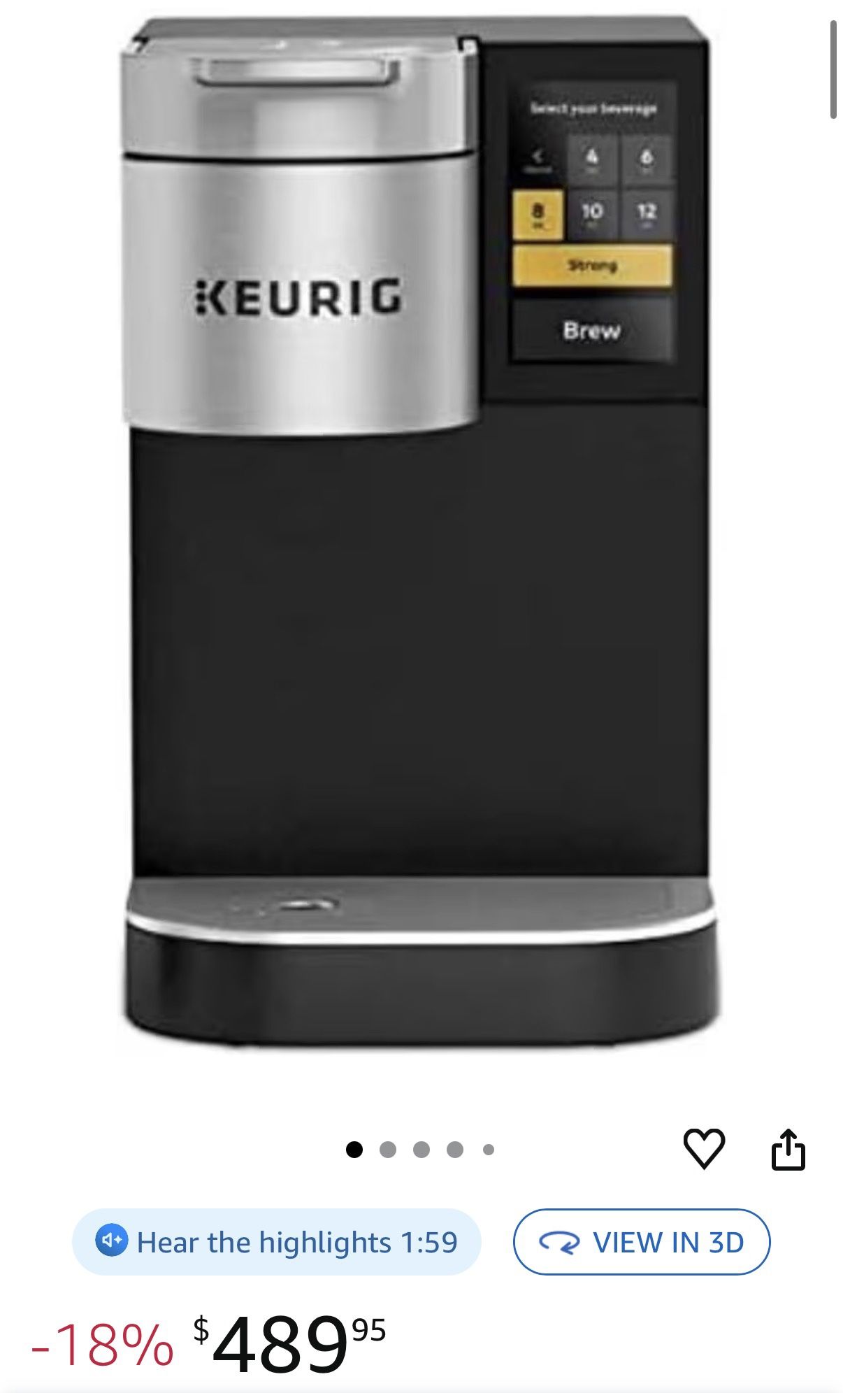 Keurig Commercial Brewer