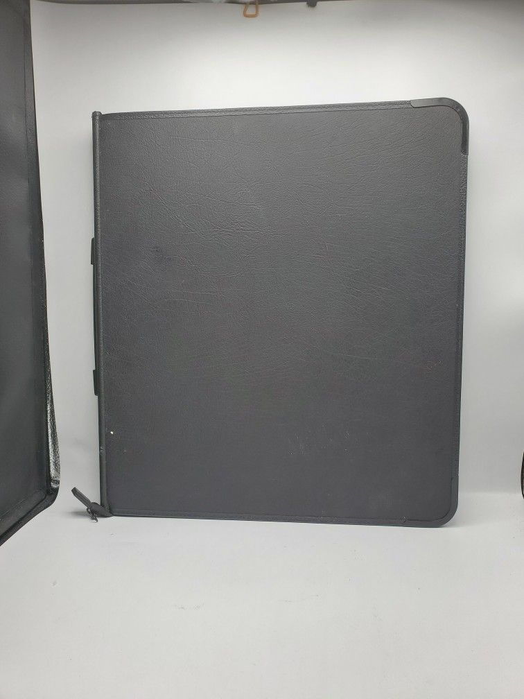 Faux Leather Art Portfolio Carrying Case
