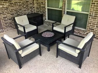 Outdoor Patio Furniture with Firepit