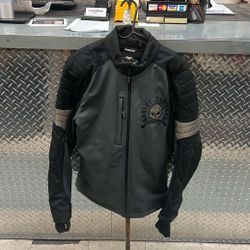 Harley Davidson Men’s Ridgeway Colorblocked Waterproof Motorcycle Jacket 
