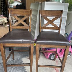 Two Bar Stools 