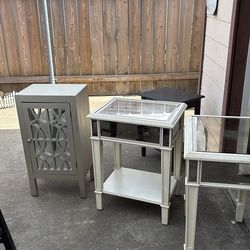 Assorted nightstands and cabinets for sale