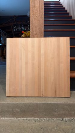 Maple Butcher Block 26.5 by 24.75’